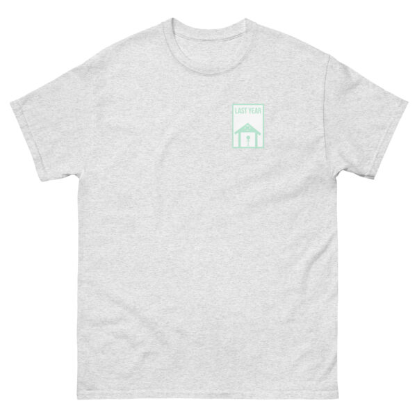 "last year" - box logo printed tee