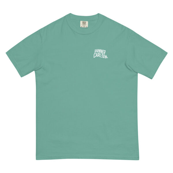 "Tanner Carlson" - curved logo shirt - Image 4