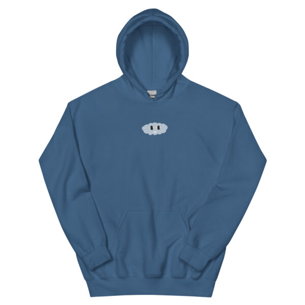"Blue Cloud" - embroidered hoodie - Image 2